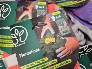 Tuinhandschoenen in mand ca 60 stuks Gamm Vert, Partij